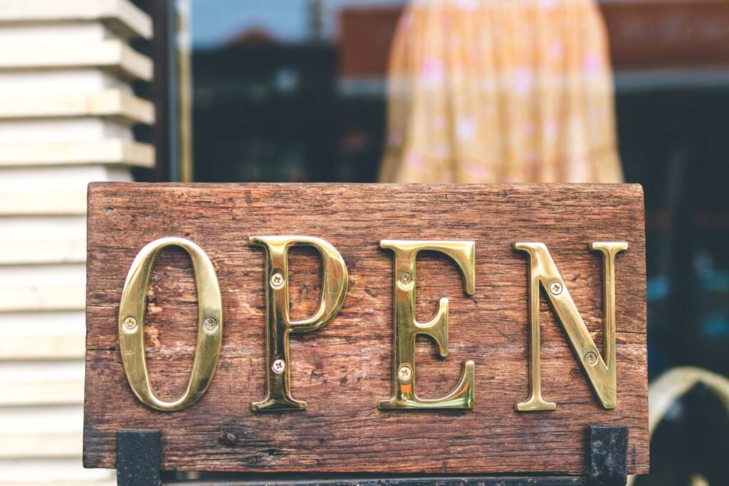 were open - promote your restaurant business