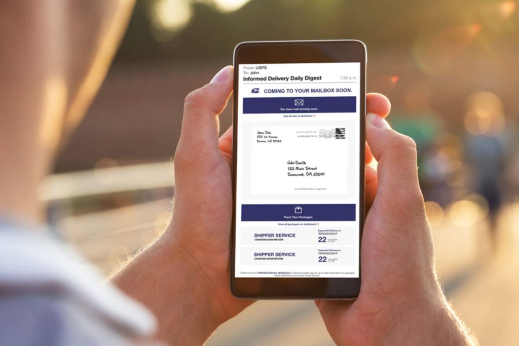 informed delivery linking physical and digital